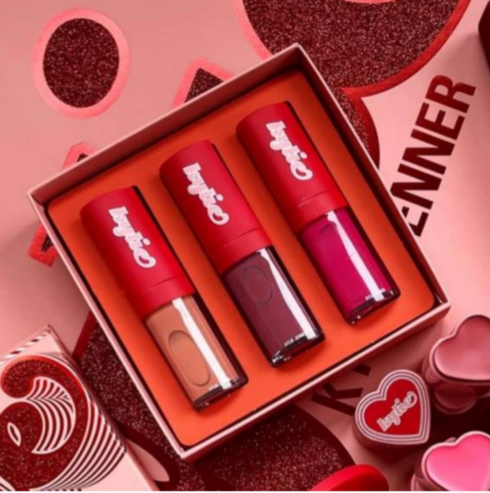 Kylie Cosmetics Valentine's Lip Trio Limited Edition New